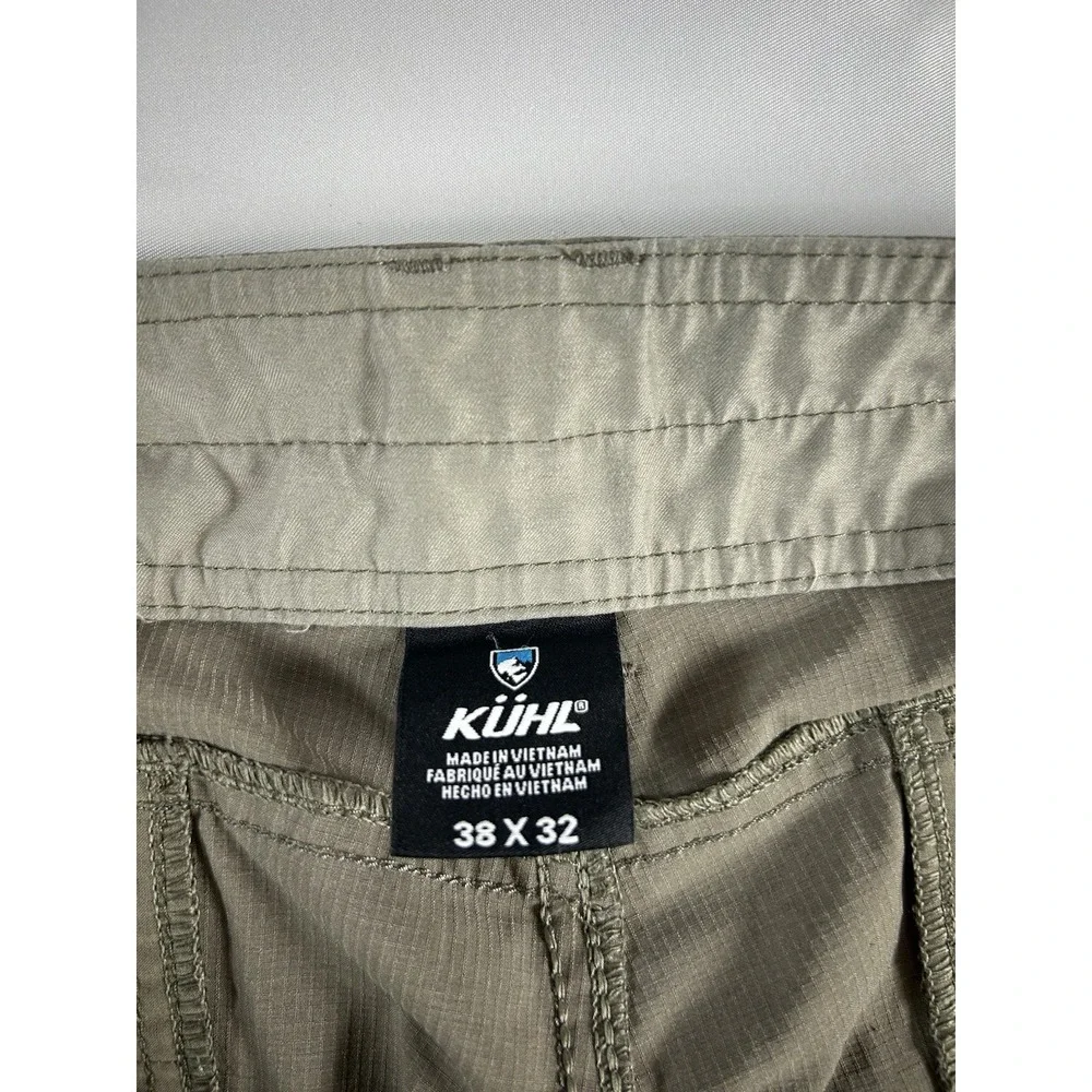 KÜHL Men Silencr Ripstop Hiking Outdoor Pants 38x32 Gray/Carbon Performance